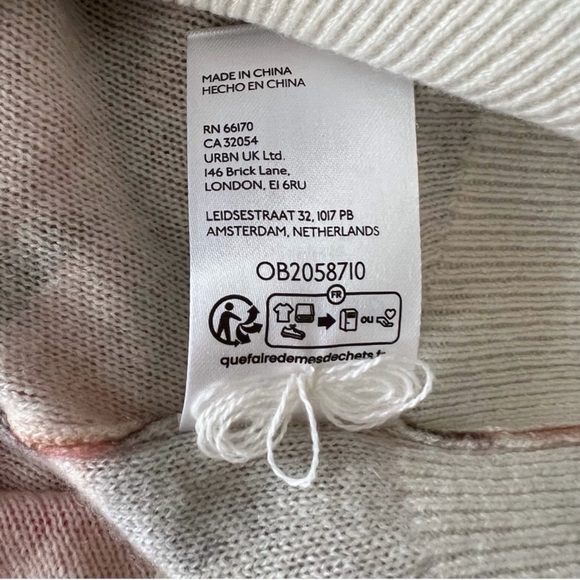 NWT Anthropologie Small Cashmere Mock Neck Floral Sleeveless Sweater - Picture 4 of 9